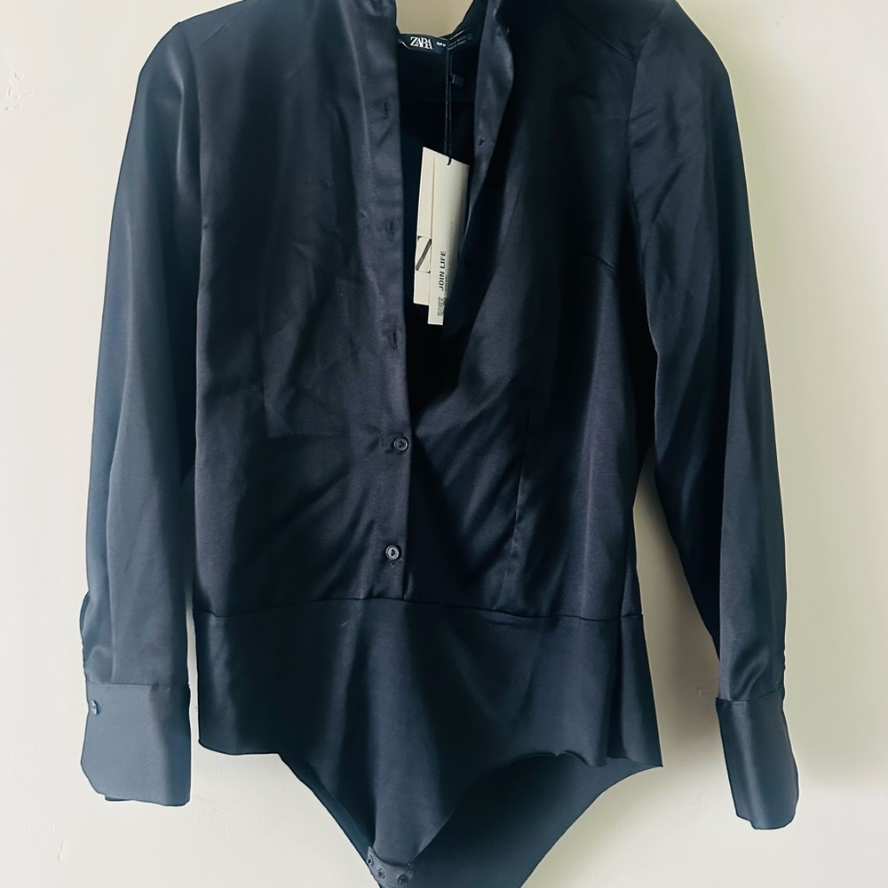 Zara Classic Black bodysuit